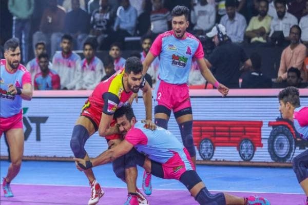 Pro Kabaddi League: Sahul Kumar's impressive display helps Jaipur Pink Panthers reach final, to face Puneri Paltan